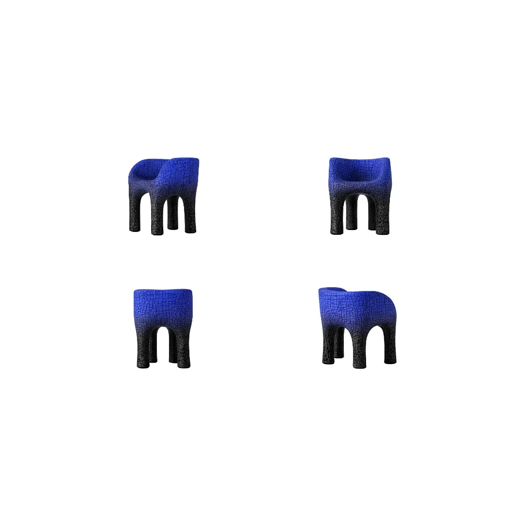 Monster Dining Chair Burnt Ombré - Image 4