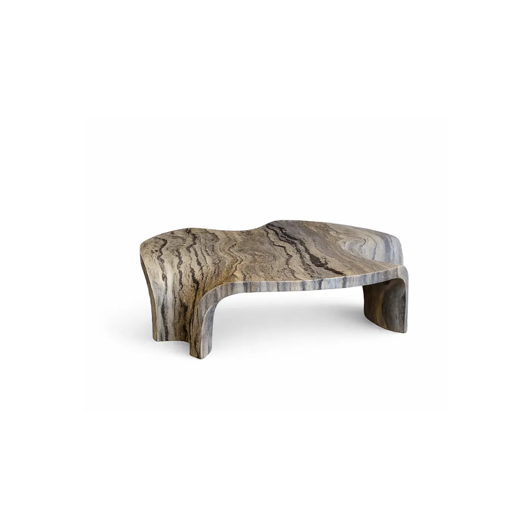 Forest Green Marble Centre Table - Image 3